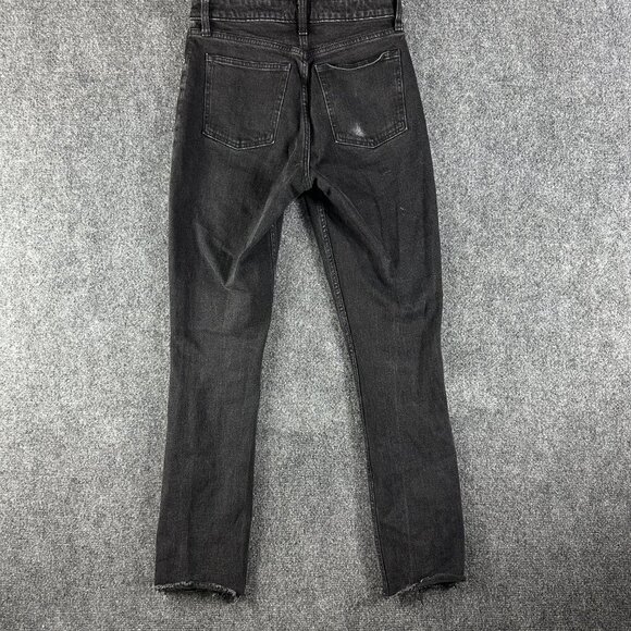 Abercrombie & Fitch Jeans Womens 28 The Skinny High Rise Black Cotton Stretch - Picture 7 of 9